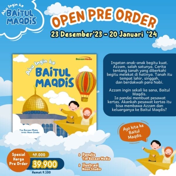 Boardbook Aku Ingin ke Baitul Maqdis Bacaan Media