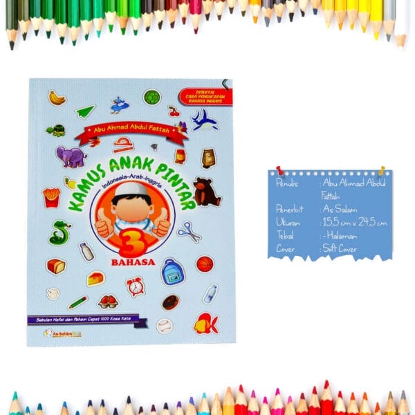 Kamus Anak Pintar 3 Bahasa As Salam Kids