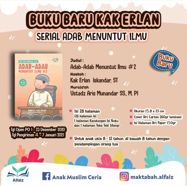 Adab Adab Menuntut Ilmu Jilid 2 Maktabah Alfaiz