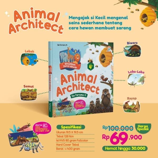 Keajaiban Dunia Hewan Animal Architect Ziyadbooks